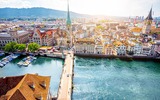 Zurich city panorama