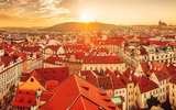 Panorama della città di Praga