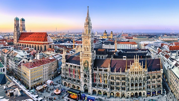 Marienplatz a Monaco di Baviera