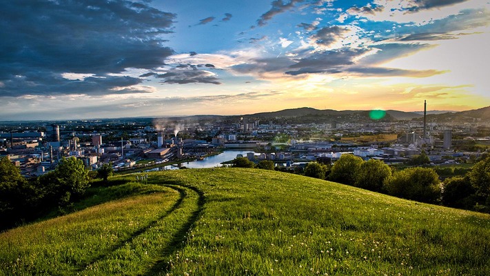 Blick über Linz
