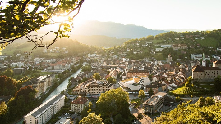 Panorama von Feldkirch