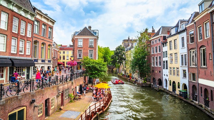 Oudegracht in Utrecht 