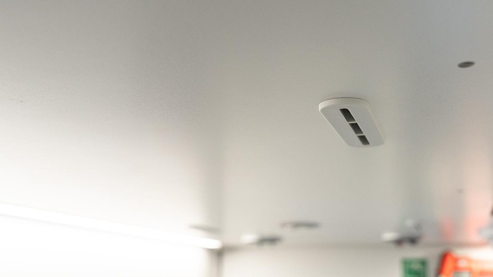 Lüftungsschlitze in Mini Cabin