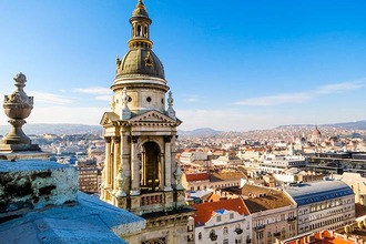 Vista della città di Budapest 