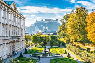 Salzburg mit Blick auf die Festung