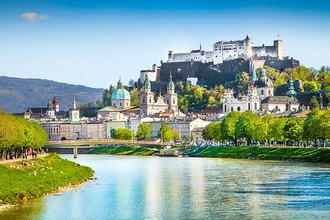 Vue sur la ville de Salzbourg 