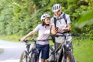 Personen beim Radfahren