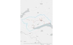 Karte über die Haltepunkte des Postbus Shuttle in Techelsberg