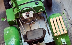 Traktor in Nahaufnahme