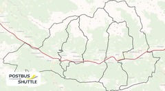 Übersichtskarte Postbus Shuttle Oberes Drautal