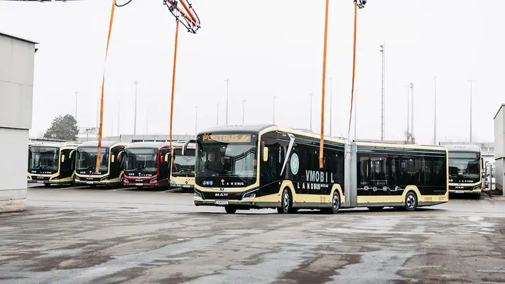 E-Busse am Standort Wolfurt