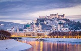 Classic view of Salzburg 