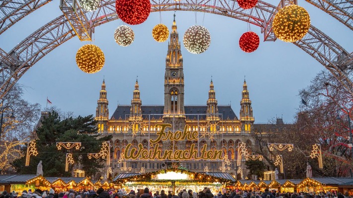 Christmas Market in Vienna Austria