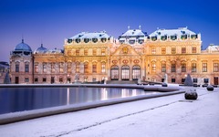 Belvedere im Winter