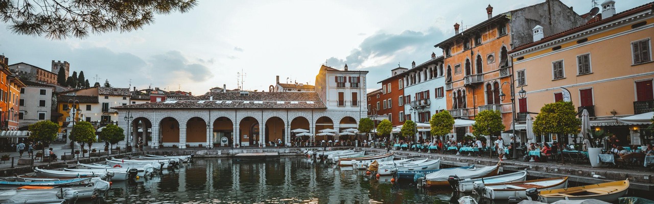 Desenzano del Garda, Lago di Garda during sunset