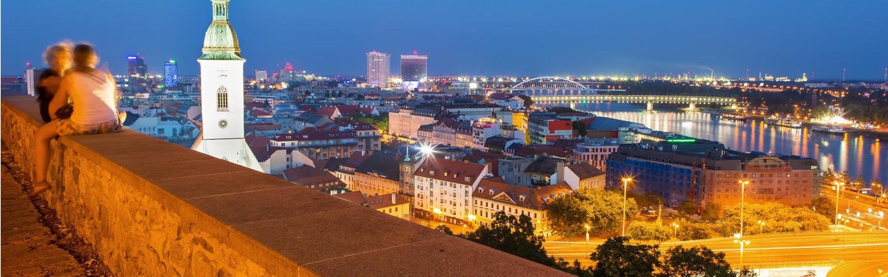 Bratislava bei Nacht