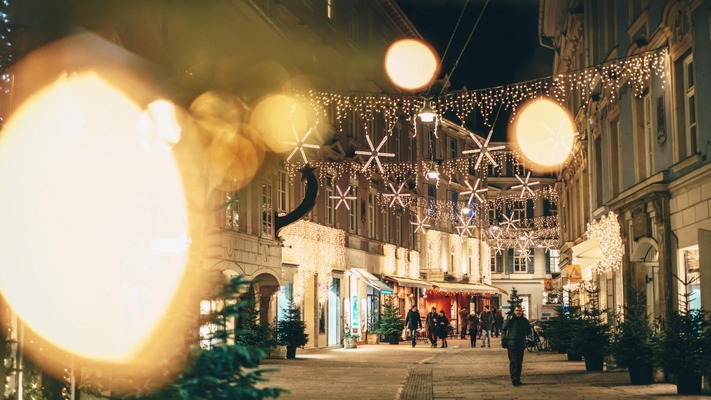 Graz City Streets Winter 