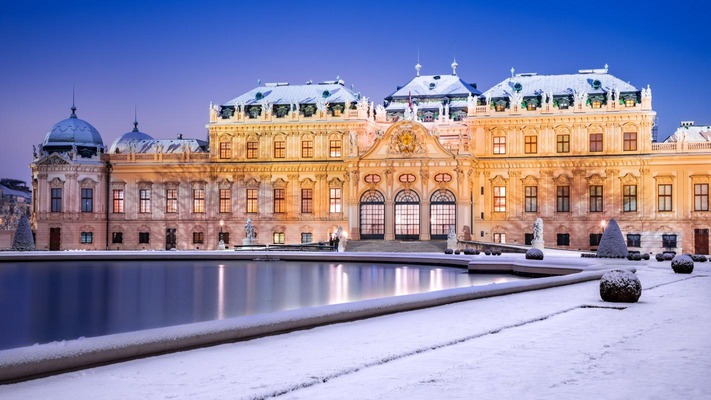 Belvedere Winter Night