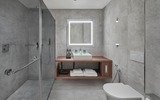 Badezimmer im Hotel Schwarzer Adler