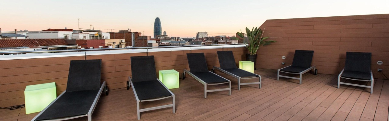 Leonardo Boutique Hotel Barcelona Sagrada Familia Terrasse 