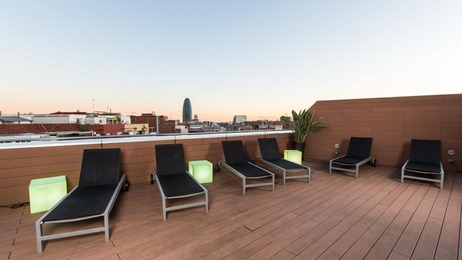 Leonardo Boutique Hotel Barcelona Sagrada Familia Terrasse