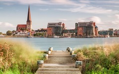 Blick auf Rostock