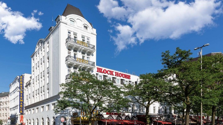 Außenansicht des Hotel Fürst Bismarck