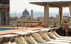 Sonnenliege im Hotel Kraft