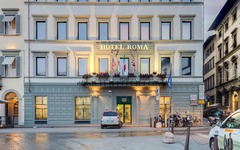 Außenansicht des Hotel Roma