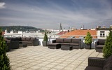 Terrasse im Novotel Praha Wenceslas Square