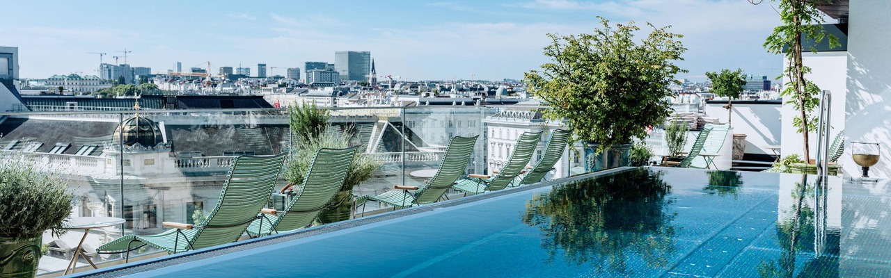 Grand Ferdinand Wien Rooftop Pool Johanna Bauer, Lumikki Photography