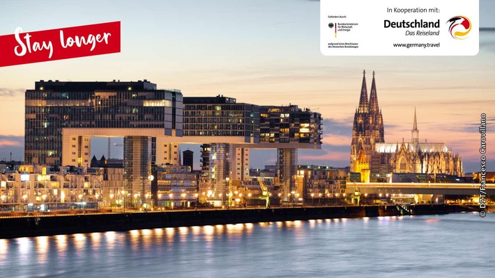 Köln: Kranhäuser am Rhein