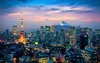 Abendliches Tokyo
