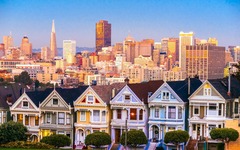 Die Painted Ladies in San Franciso