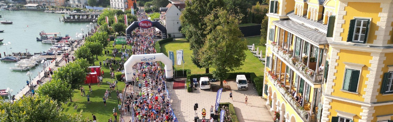 Kärnten läuft Start Wörthersee Halbmarathon Velden Schlosshotel