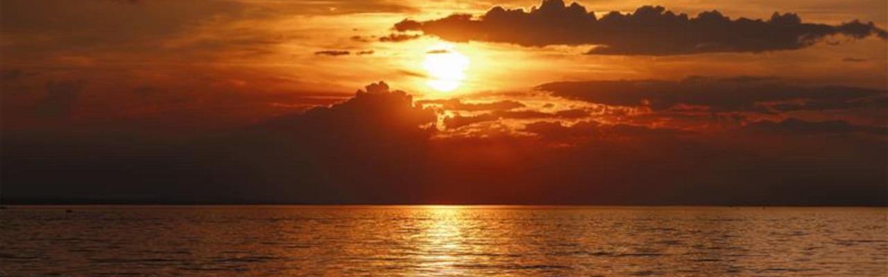 Bregenzer Festspiele Plakatmotiv Sonnenuntergang