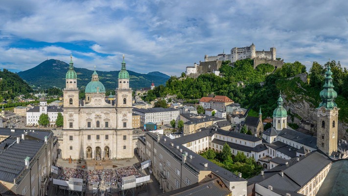 Salzburger Festspiele Jedermann Bühne