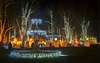 Zrinjevac park decorated by Christmas lights as part of Advent in Zagreb