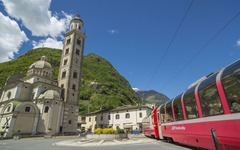 Bernina  Express in Tirano