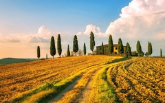 Landschaft in der Toskana