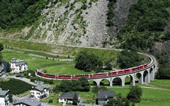 Bernina Alp Grüm Kurve