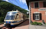 Centovalli Bahnstation in Camedo