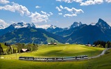 Golden Pass Line Panorama Landschaft