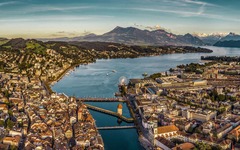 Luzern, Aerial Panorama