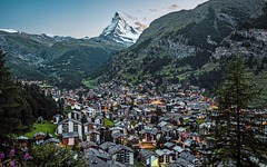 Zermatt, Abendstimmung