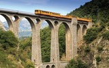 Le Train Jaune in den Pyrenaeen