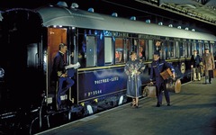 Venice Simplon Orient Express am Bahnsteig