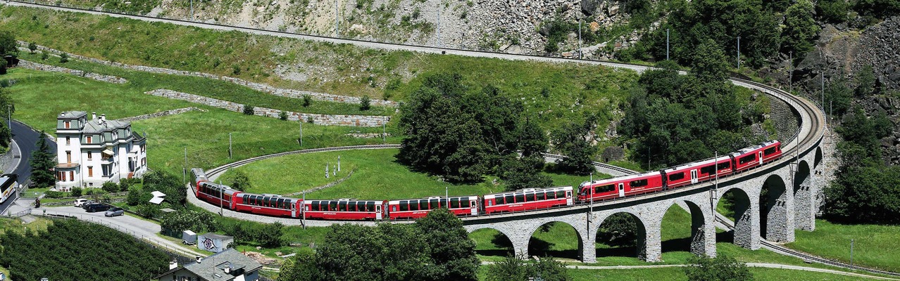 Bernina Alp Grüm Kurve