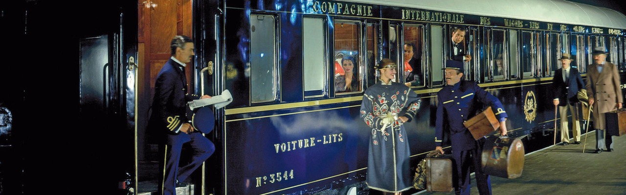 Venice Simplon Orient Express am Bahnsteig