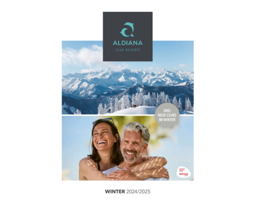 Titelbild eines Katalogs von Aldiana